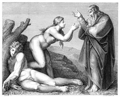 The Creation of Eve, 1899 by Pennemaeker