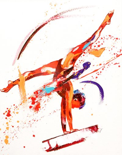 Gymnast One, 2010 by Penny Warden