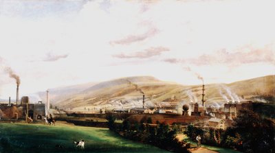 Industrial landscape, Wales by Penry Williams