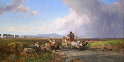 Scene in the Roman Campagna by Penry Williams