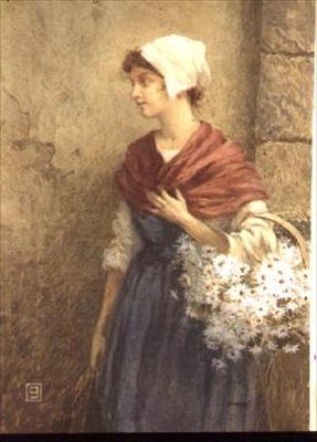 The Flower Girl by Percy Lancaster