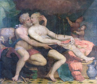 Jupiter and Danae by Perino del Vaga