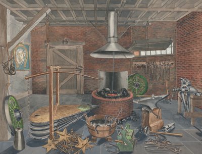 Blacksmith Shop by Perkins Harnly
