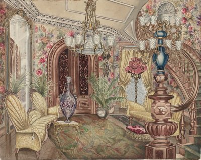 Entrance Hall, 1935-1942 by Perkins Harnly