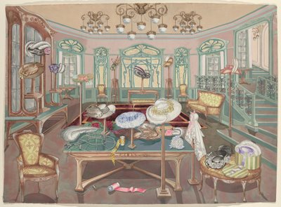 Millinery Shop, 1905 by Perkins Harnly
