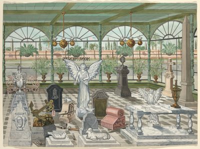 Monument Display Room, 1888 by Perkins Harnly