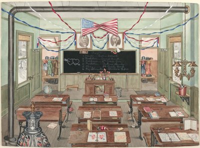 Rural School Room by Perkins Harnly
