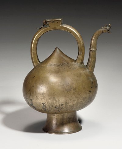 A Safavid brass ewer, Iran, 17th century by Persian School