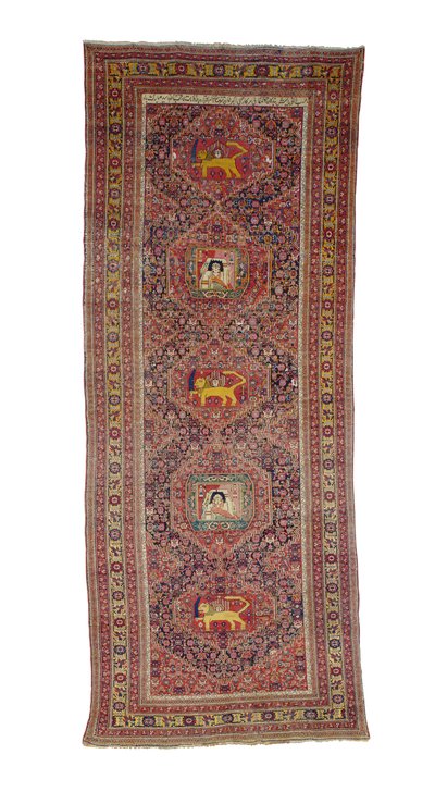 Senneh gallery carpet, West Persia by Persian School