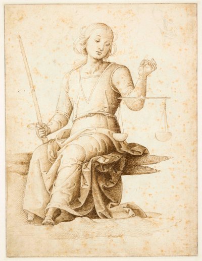 Justice by Perugino