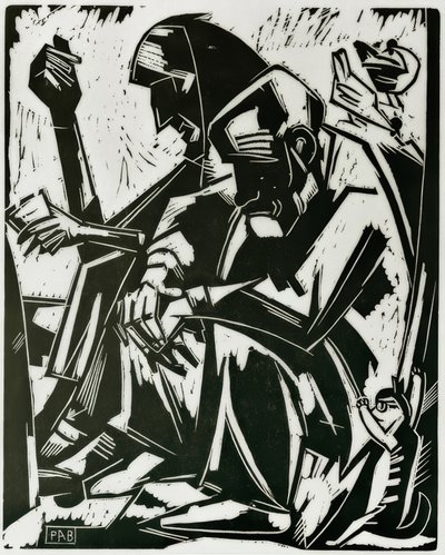 Farmer Couple (My Parents) by Peter August Böckstiegel