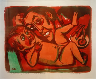Hanna and Sonja by Peter August Böckstiegel