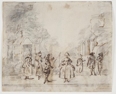 A Shepherd Scene by Peter Cramer
