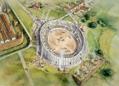 Chester Roman Amphitheatre by Peter Dunn