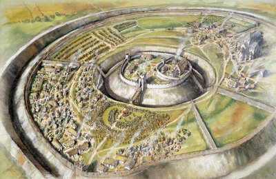 Old Sarum, 1086, c1990-2010 by Peter Dunn