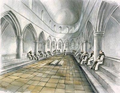 Rievaulx Abbey, 14th Century, c1990-2010 by Peter Dunn