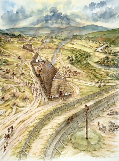 Yeavering, 627, c. 1990-2010 by Peter Dunn