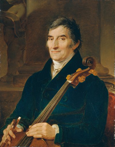 The Cellist Franz Wödl by Peter Fendi