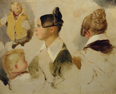 Figural Studies by Peter Fendi