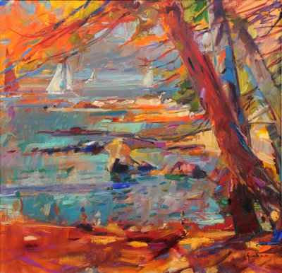 The Lerins Islands by Peter Graham (Contemporary)