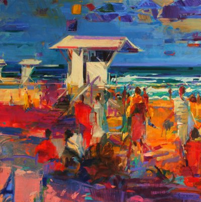 Palm Beach, Florida by Peter Graham (Contemporary)