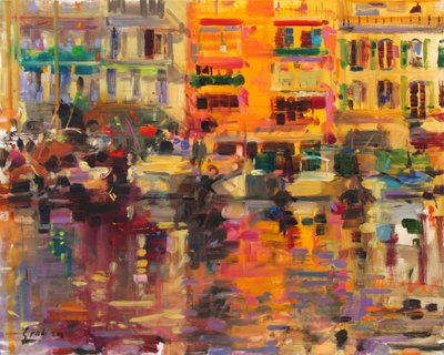 Riviera Summer by Peter Graham (Contemporary)