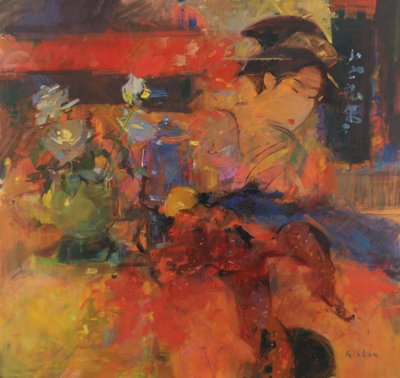 Summer Roses by Peter Graham (Contemporary)