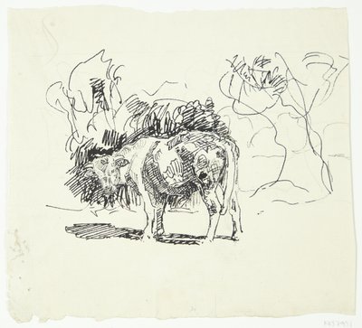 Standing Bull by Peter Hansen