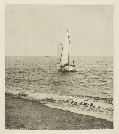 A Suffolk Shrimper "Coming Ashore" by Peter Henry Emerson