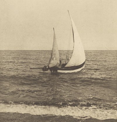 A Suffolk Shrimper "Going Off" by Peter Henry Emerson