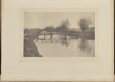 Footbridge Near Cheshunt by Peter Henry Emerson