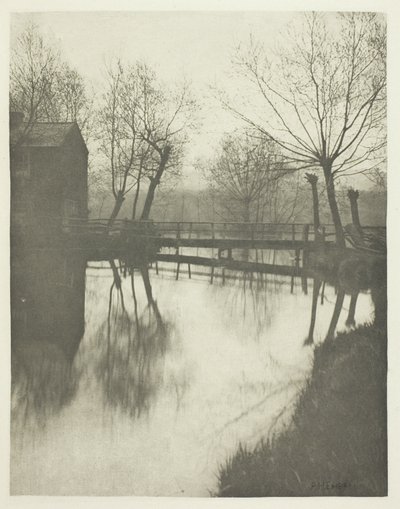 Footbridge Near Chingford by Peter Henry Emerson