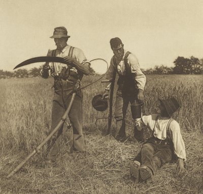 In the Barley-Harvest, Suffolk by Peter Henry Emerson