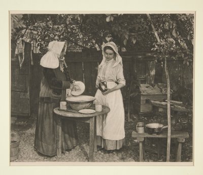 Mrs. Peck and Mary Critten by Peter Henry Emerson