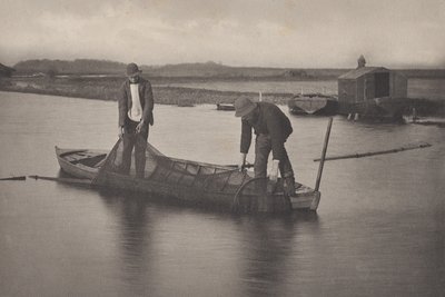 Taking Up the Eel Net by Peter Henry Emerson