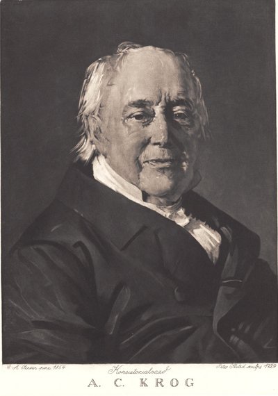 A. C. Krog by Peter Vilhelm Ilsted