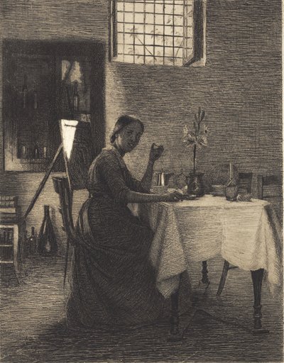 At Morning Coffee by Peter Vilhelm Ilsted