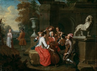 Concert in the Garden by Peter Jacob Horemans