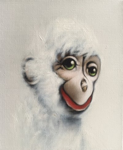 Monkey in White, 2005 by Peter Jones
