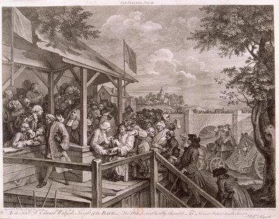 The Polling, 1758 by Peter La Cave