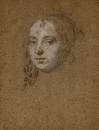 Portrait Head of a Lady by Peter Lely