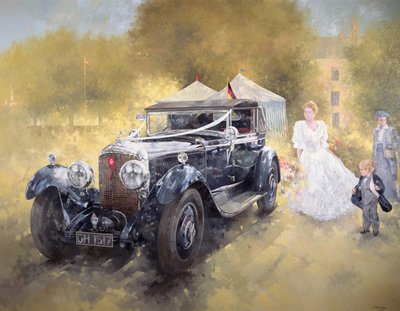 Bentley and Bride by Peter Miller