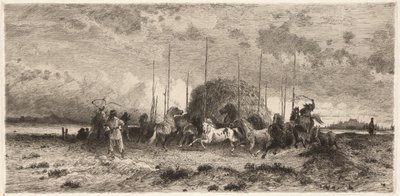 Harvest at San Juan, N.M. by Peter Moran