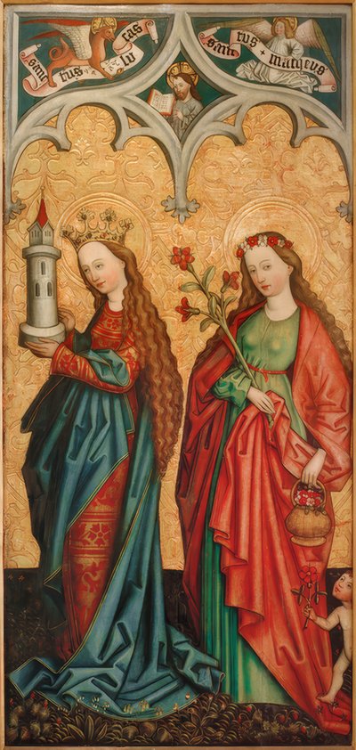 Saints Barbara and Dorothy by Peter Murer
