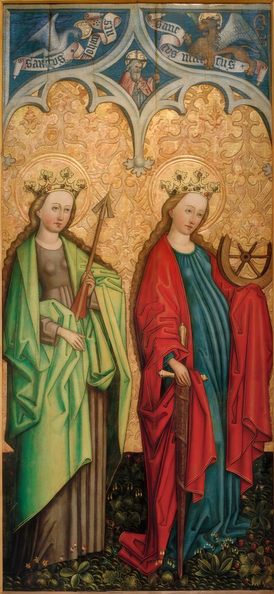 Saints Ursula and Catherine of Alexandria by Peter Murer