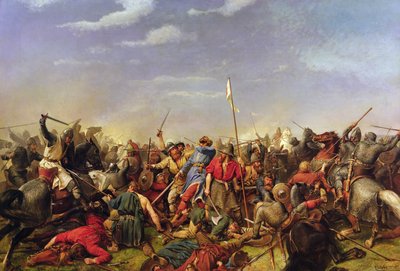 Battle of Stamford Bridge by Peter Nicolai Arbo