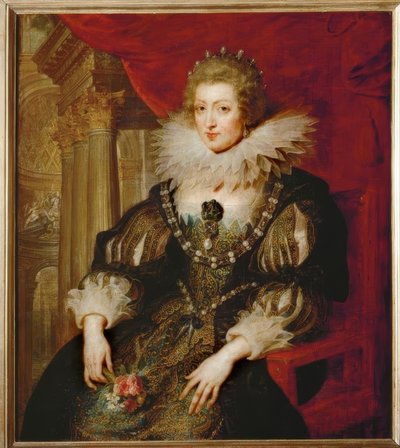 Anna of Austria by Peter Paul Rubens