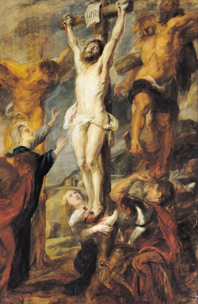 Christ Between the Two Thieves by Peter Paul Rubens