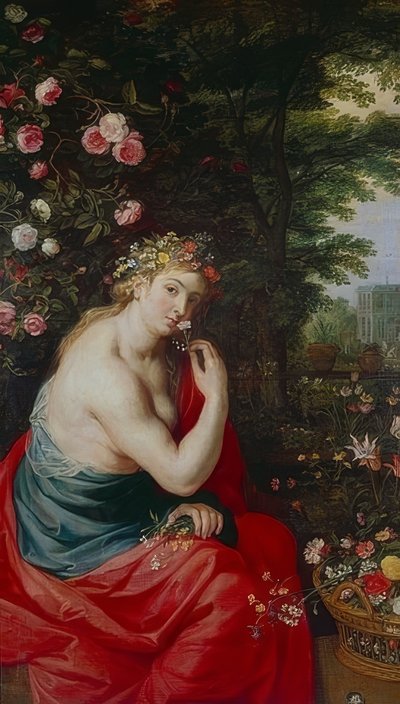 The Goddess Flora. Around 1625 by Peter Paul Rubens