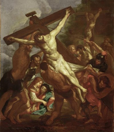 The Raising of the Cross by Peter Paul Rubens